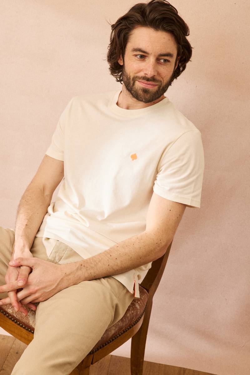 T-shirt JAQK Beau Pic en coton bio milk chez La suite by Urban Chic à Dieppe